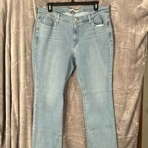 Levi's Blue Boot Cut Jeans Classic Style 20W Plus